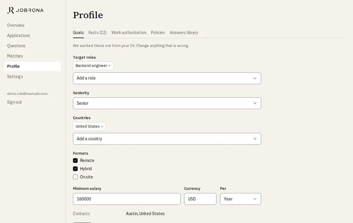 Find live jobs